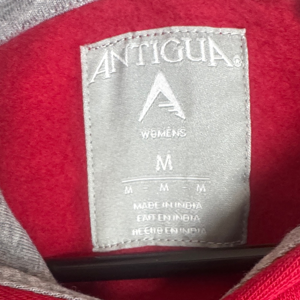 Antigua Red and Gray Women's Sweater - Picture 3 of 5